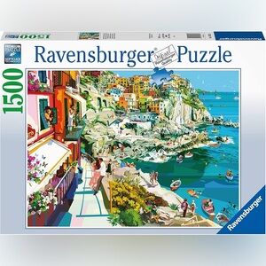 Ravensburger Romance in Cinque Terre 1500 Piece Jigsaw Puzzle